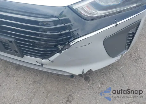 2018 Hyundai Ioniq Hybrid Blue from USA, damaged, VIN KMHC65LC9JU102059